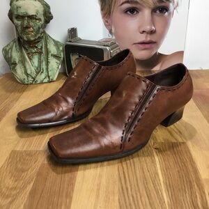 Artiva Leather upper ankle boots